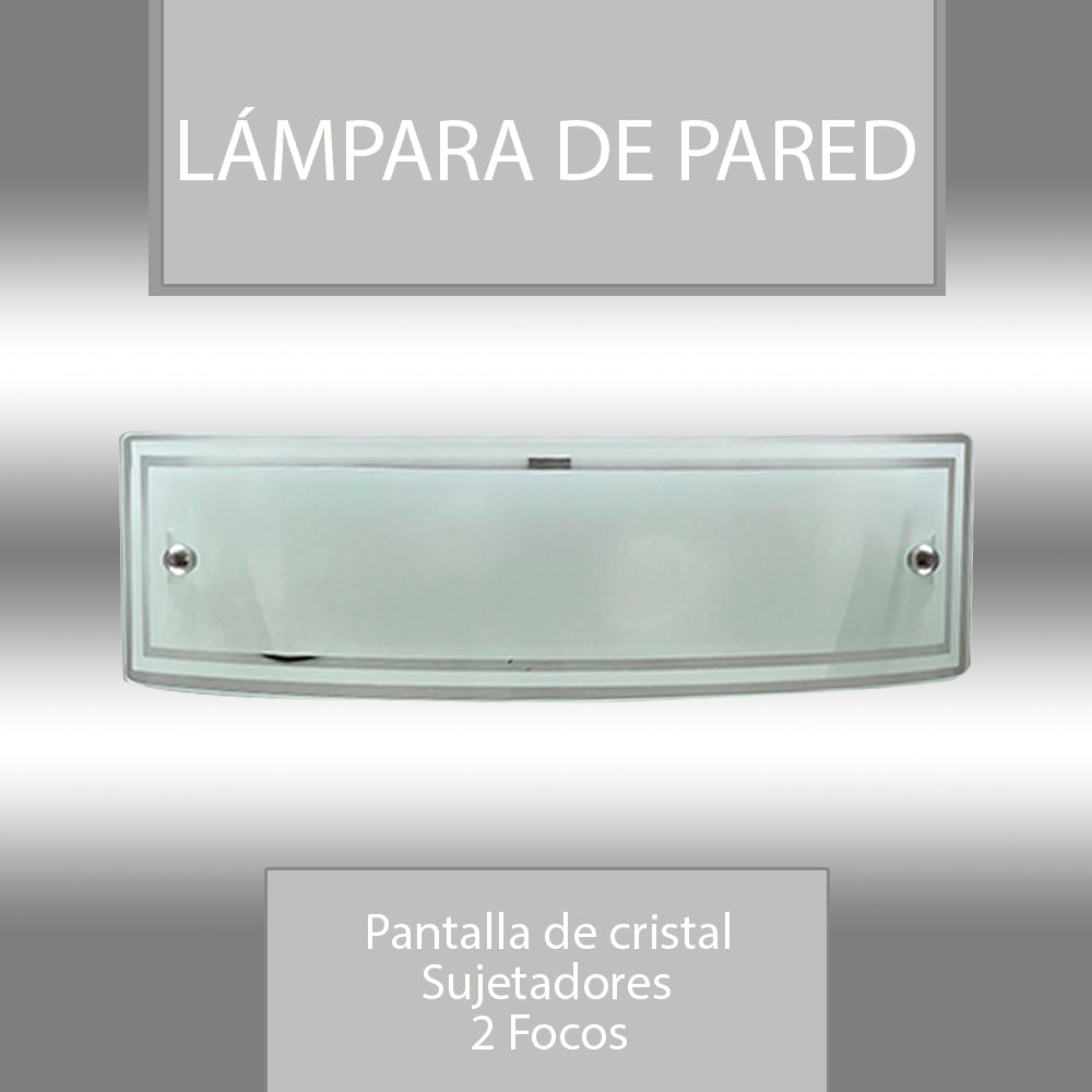Lámpara de Pared Pantalla de Cristal A-12 Largo
