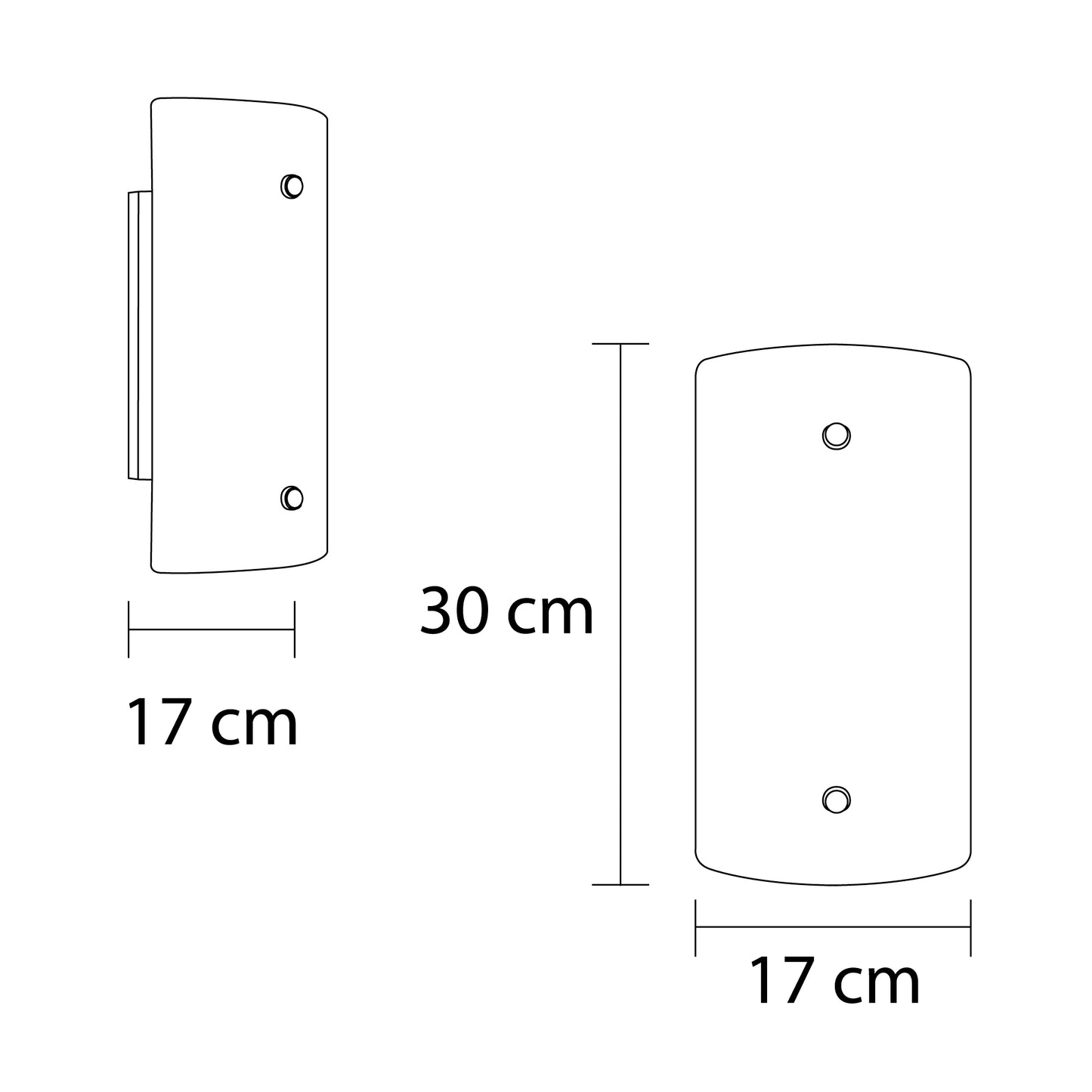 Lámpara de Pared Arbotante A-12 Liso