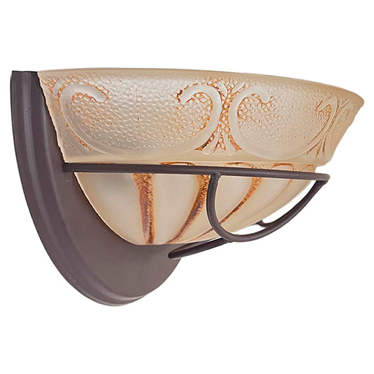 Arbotante Pantalla Terra Color Tabaco