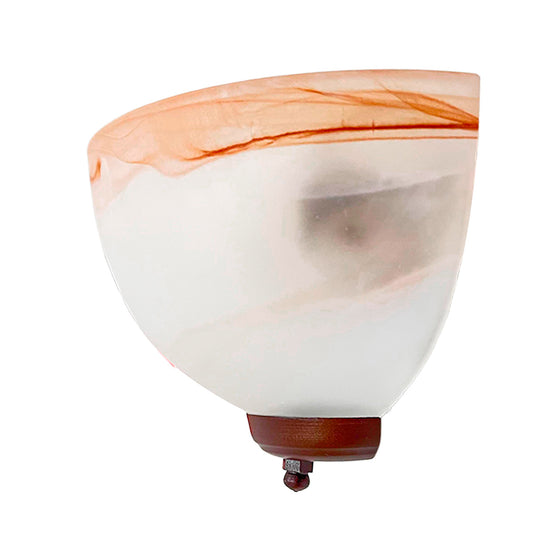 Arbotante Cristal Base Chocolate Cristal Tabaco