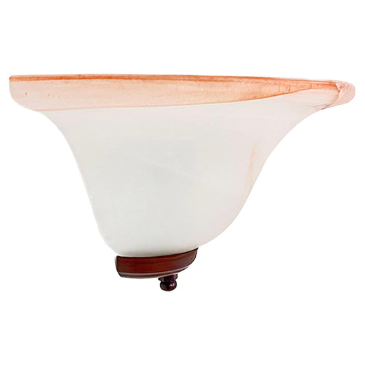 Arbotante Pantalla de Cristal Tabaco Remate Chocolate