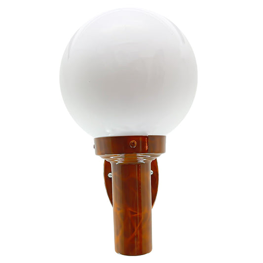 Lámpara de Pared Exterior, Antorcha A-2 Madera Marmoleada