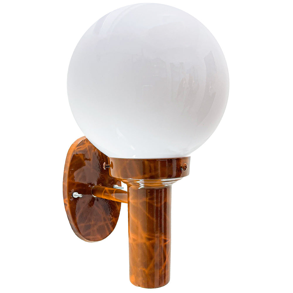 Lámpara de Pared Exterior, Antorcha A-2 Madera Marmoleada