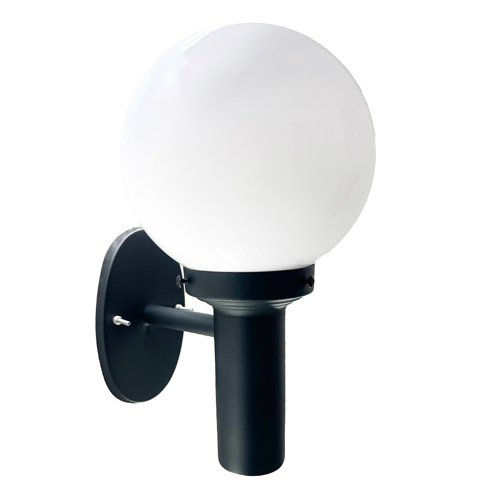 Lámpara de Pared Exterior, Antorcha A-2 Negro