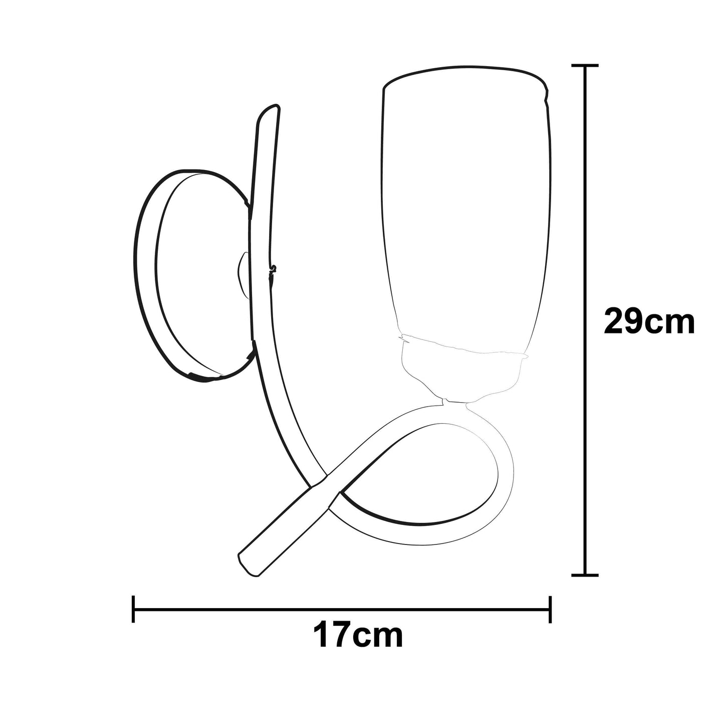 Lámpara De Pared A-37 Barril Ámbar