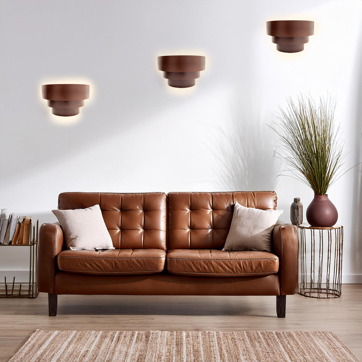 Arbotante Cortina Color Chocolate