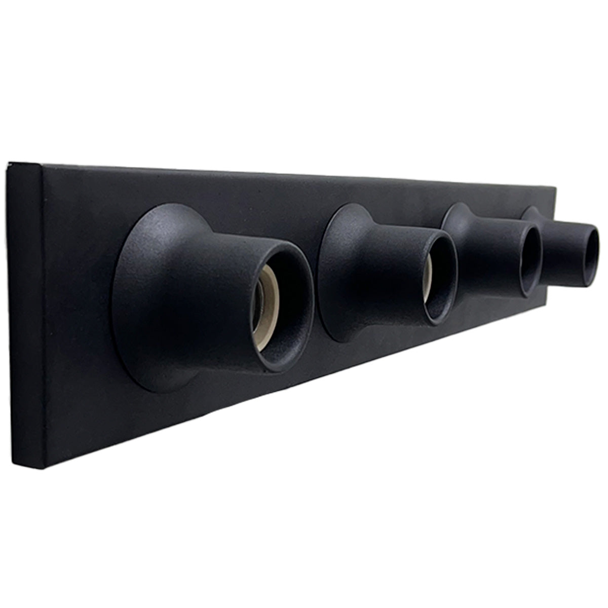 Arbotante Luz de Camerino 4 Luces Negro