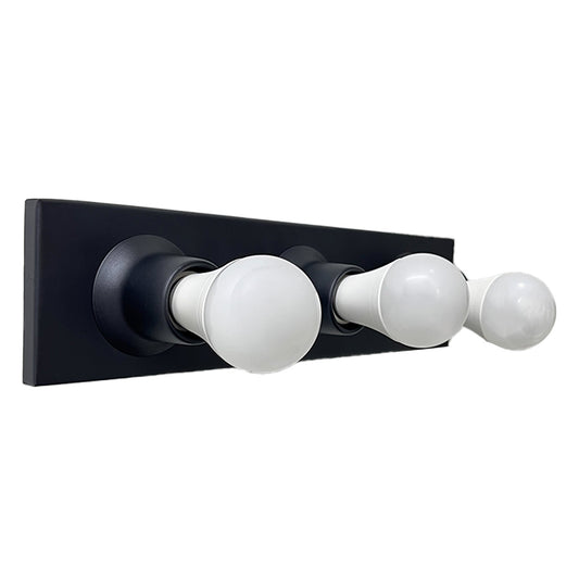 Arbotante Luz de Camerino 3 luces Negro