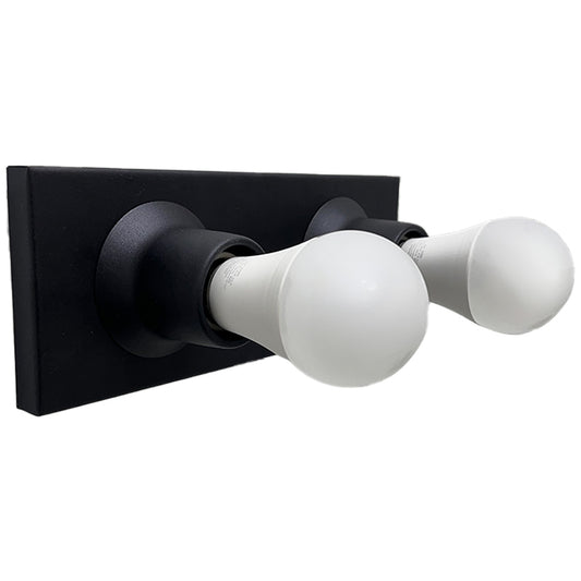 Arbotante Luz de Camerino 2 Luces Negro