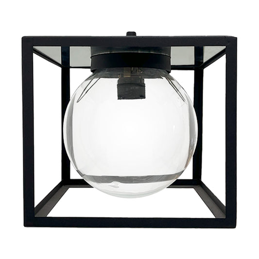 Lámpara Colgante Triple Cubo C-21 Cristal Transparente