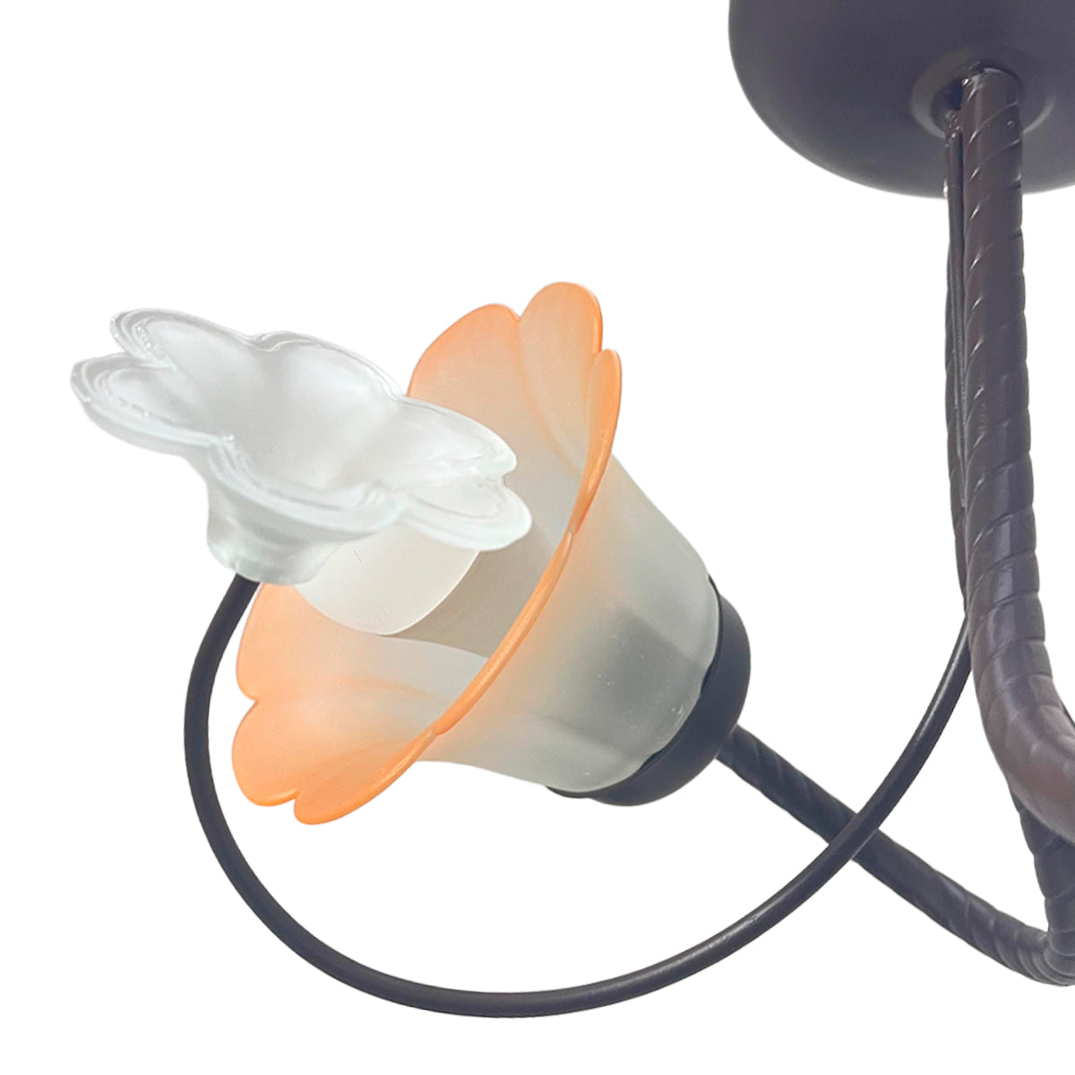 Lampara de Techo Flores Durazno