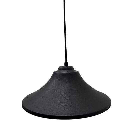 Lámpara de Techo Colgante Campana Grande Negro