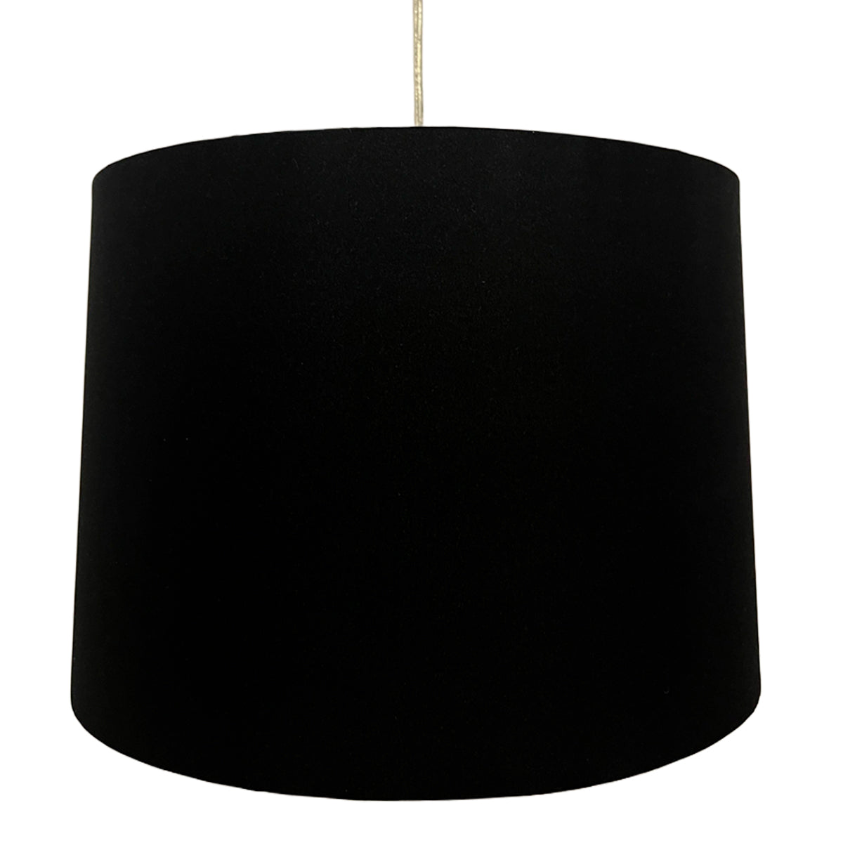 Lampara Colgante Murano Herraje Blanco Con Pantalla de Tela