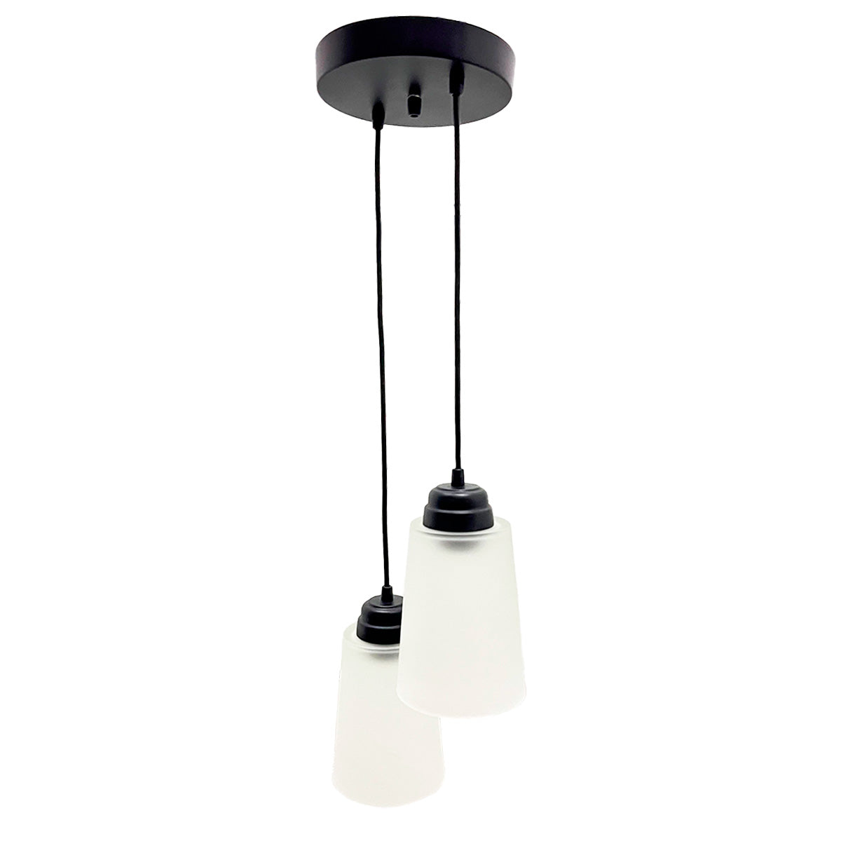 Colgante Chocolate Doble Pantalla Vaso Blanco