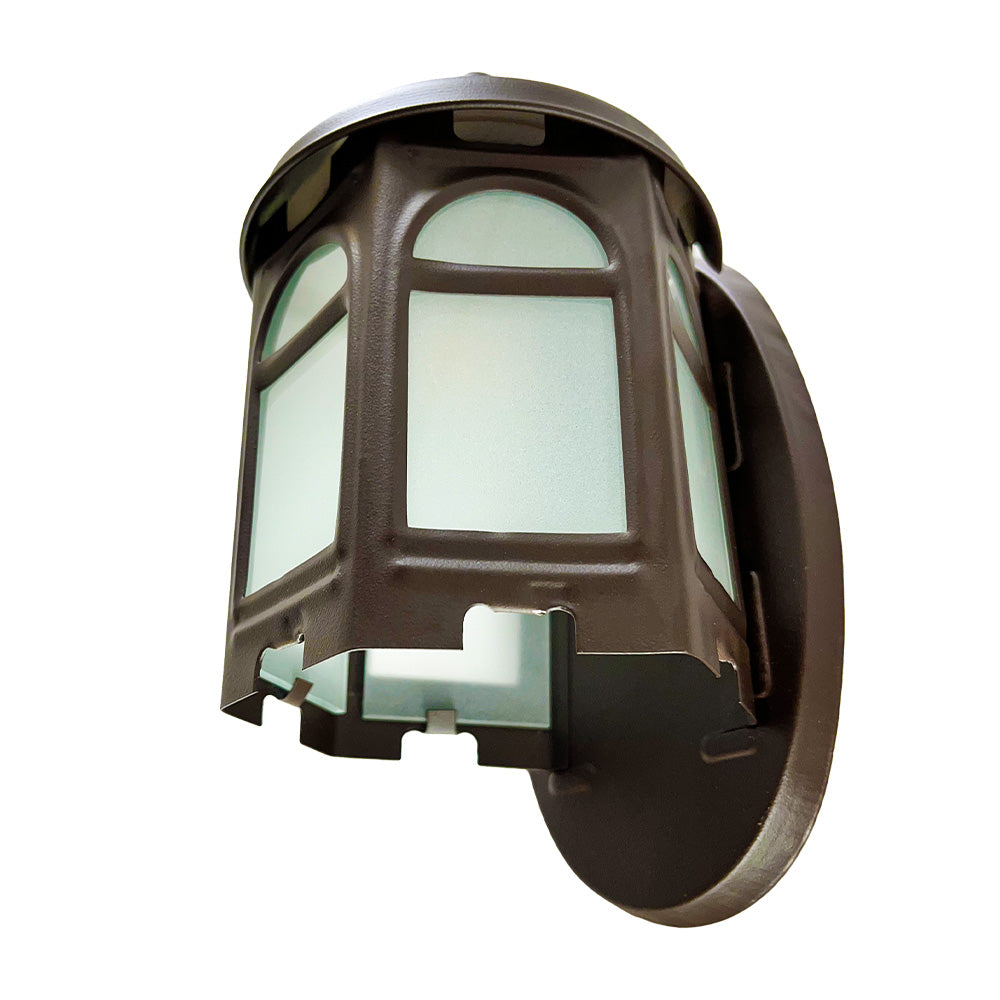 Lámpara de Pared Exterior Farol Arcos Chocolate