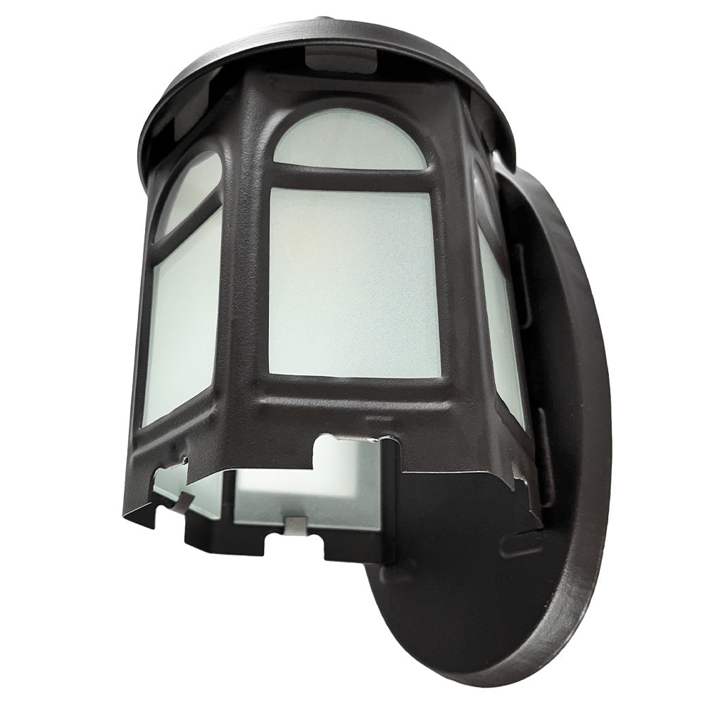 Lámpara de Pared Exterior Farol Arcos Negro