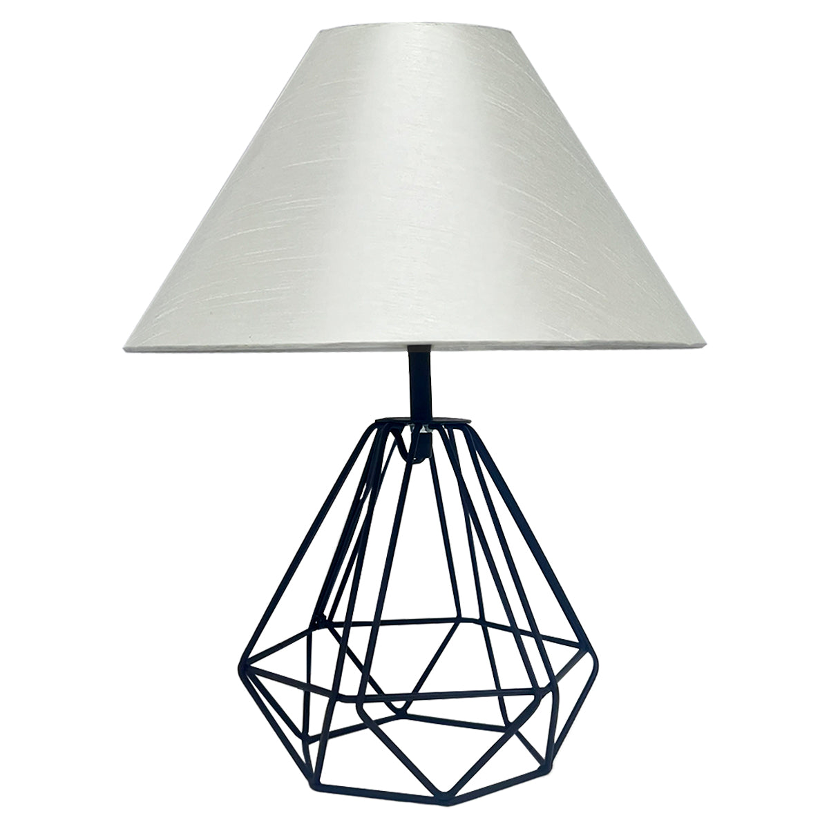 Lampara de Mesa Rubi Pantalla Blanco