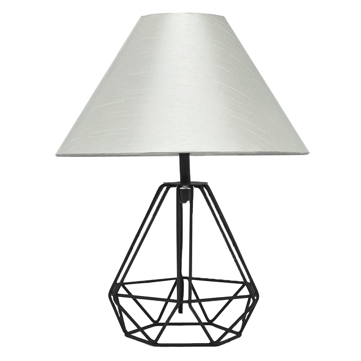 Lampara de Mesa Rubi Pantalla Blanco