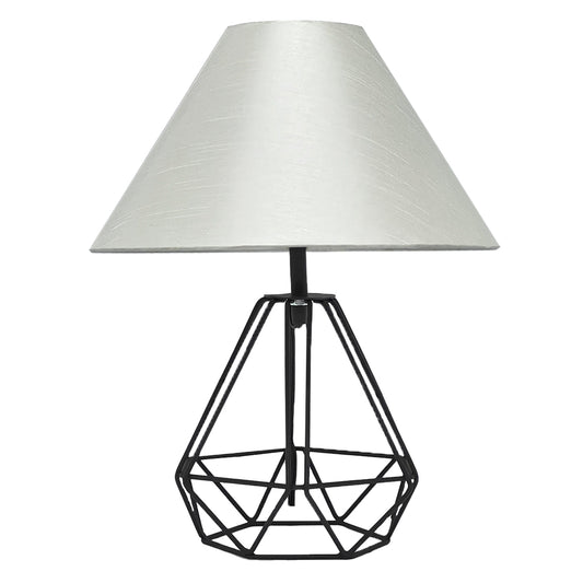 Lampara de Mesa Rubi Pantalla Blanco