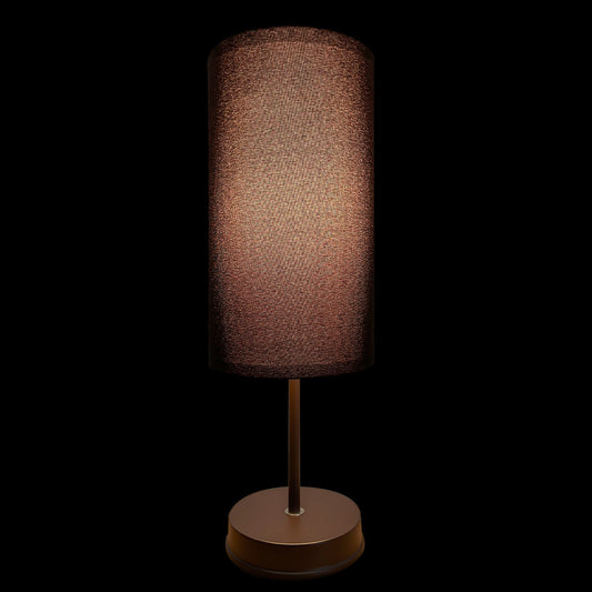 Lampara de Mesa Base Chocolate Pantalla Chocolate