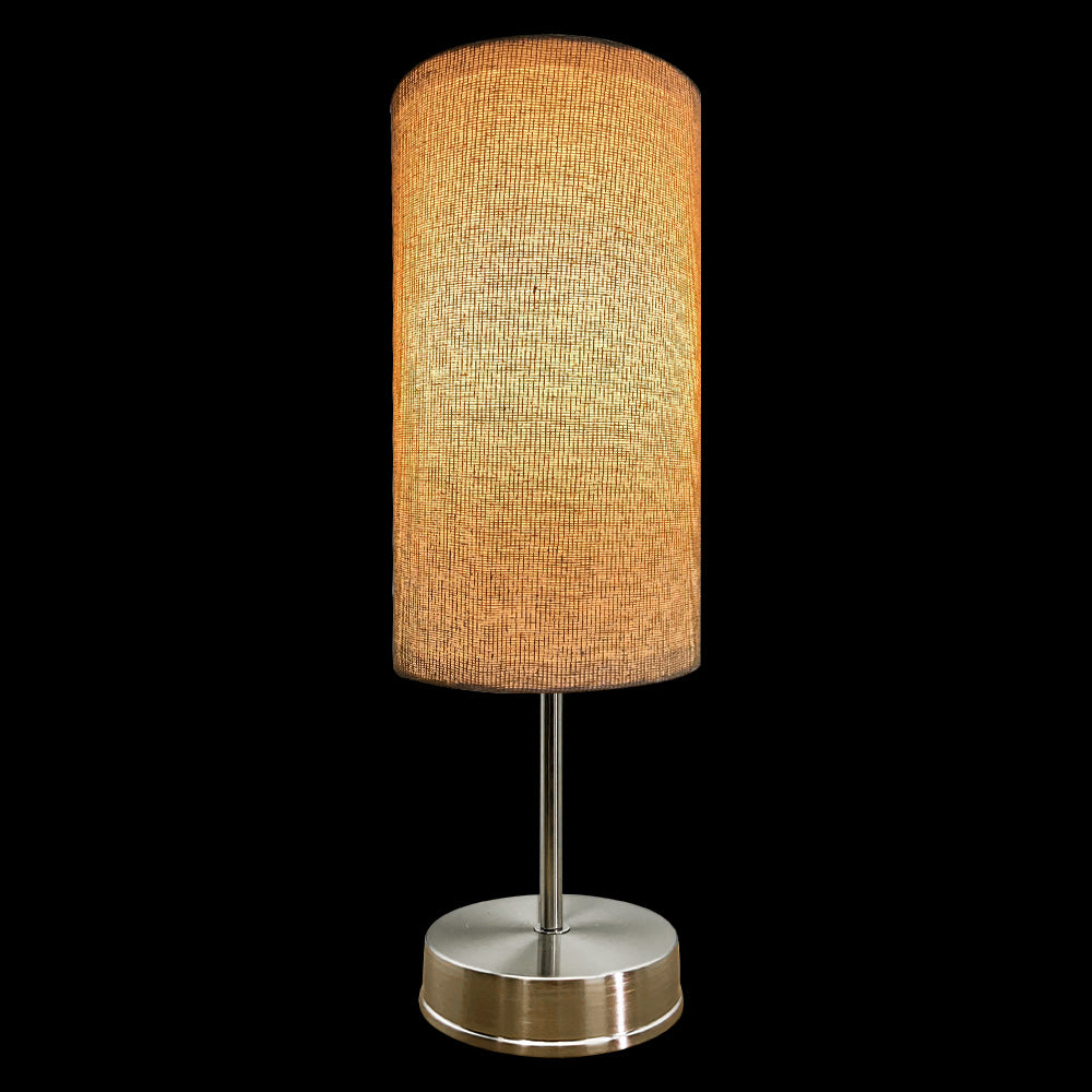 Lampara de Mesa Base Satin Pantalla Beige