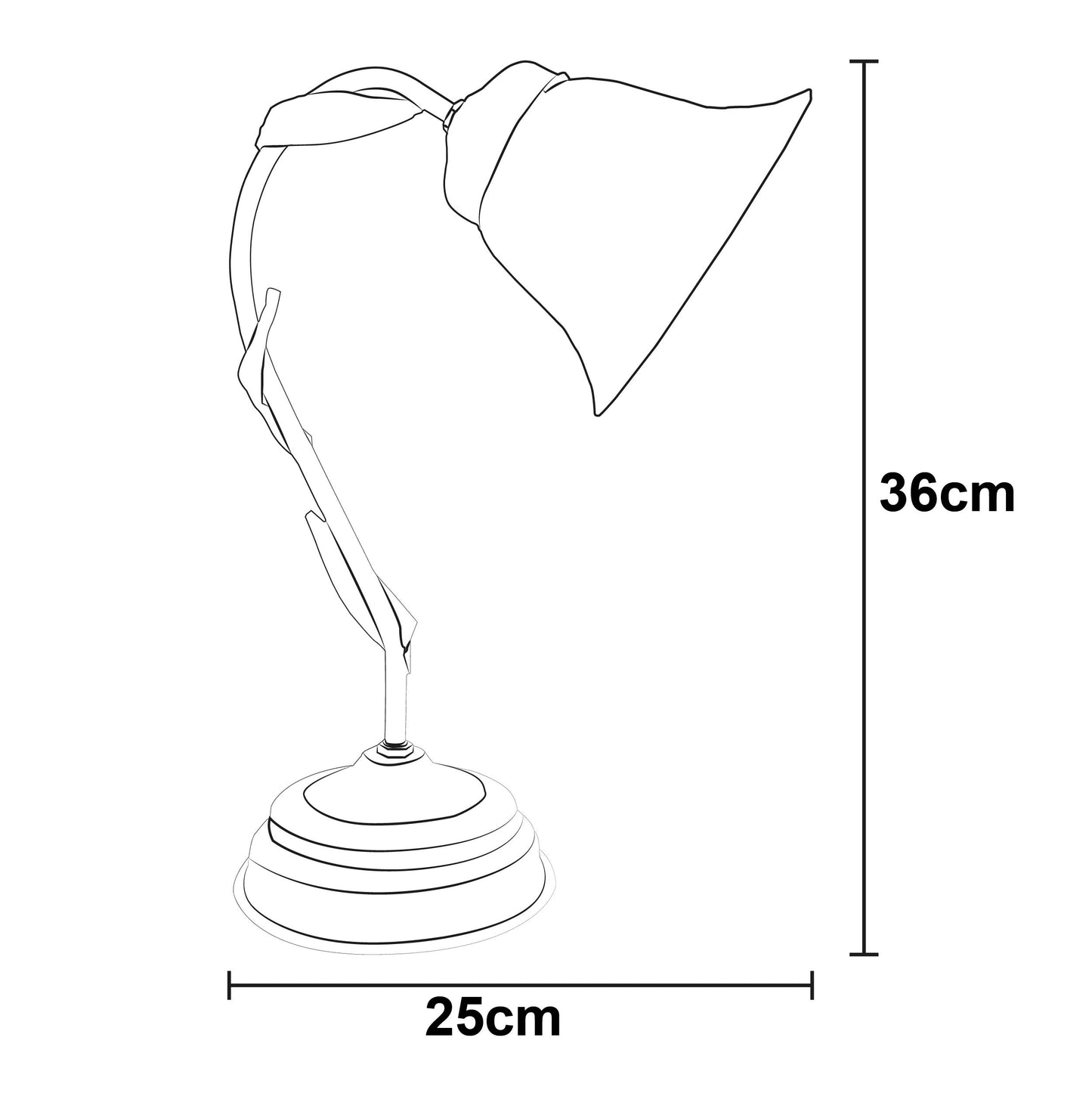 Lámpara de Mesa Hojitas Pantalla de Cristal Blanco Marmol