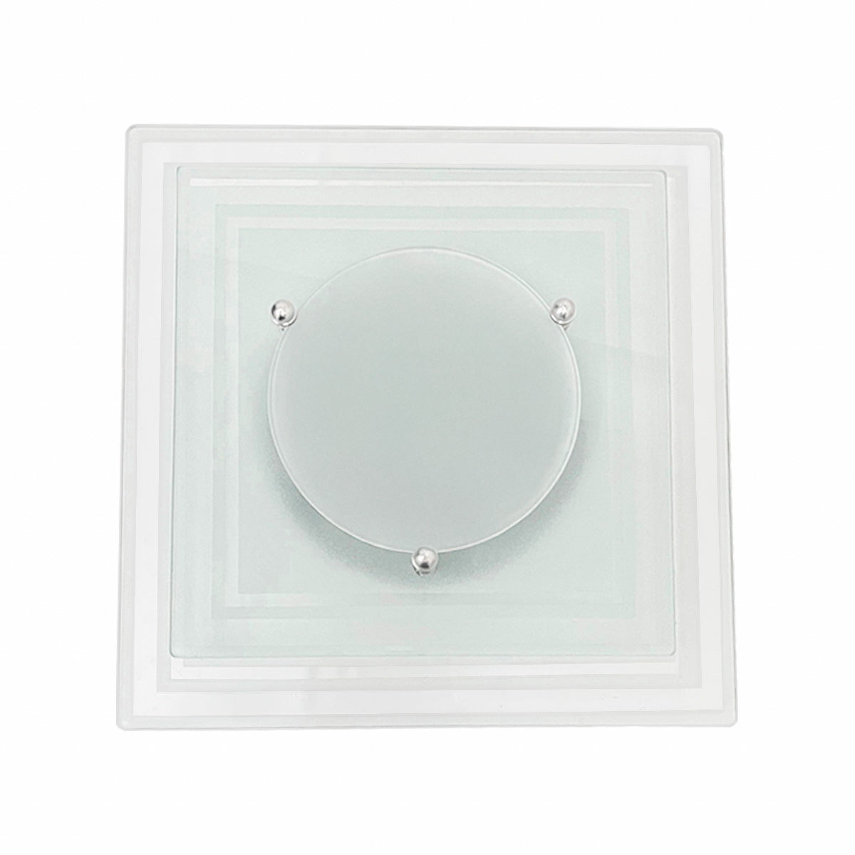 Plafon Satelite Cuadrado Blanco
