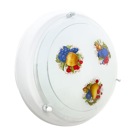 Plafon P20 Grande Color Blanco Frutas