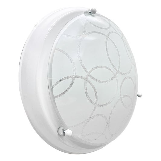 Plafon P20 Grande Color Blanco Circulos