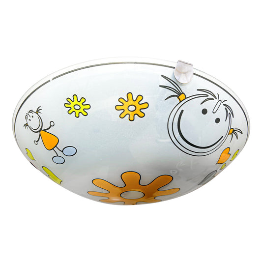 Lámpara de Techo, Pantalla de Cristal, Niña