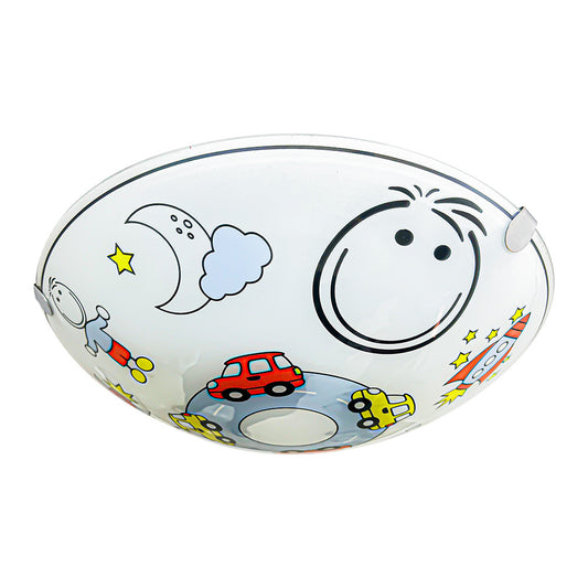 Lámpara de Techo, Pantalla de Cristal, Niño