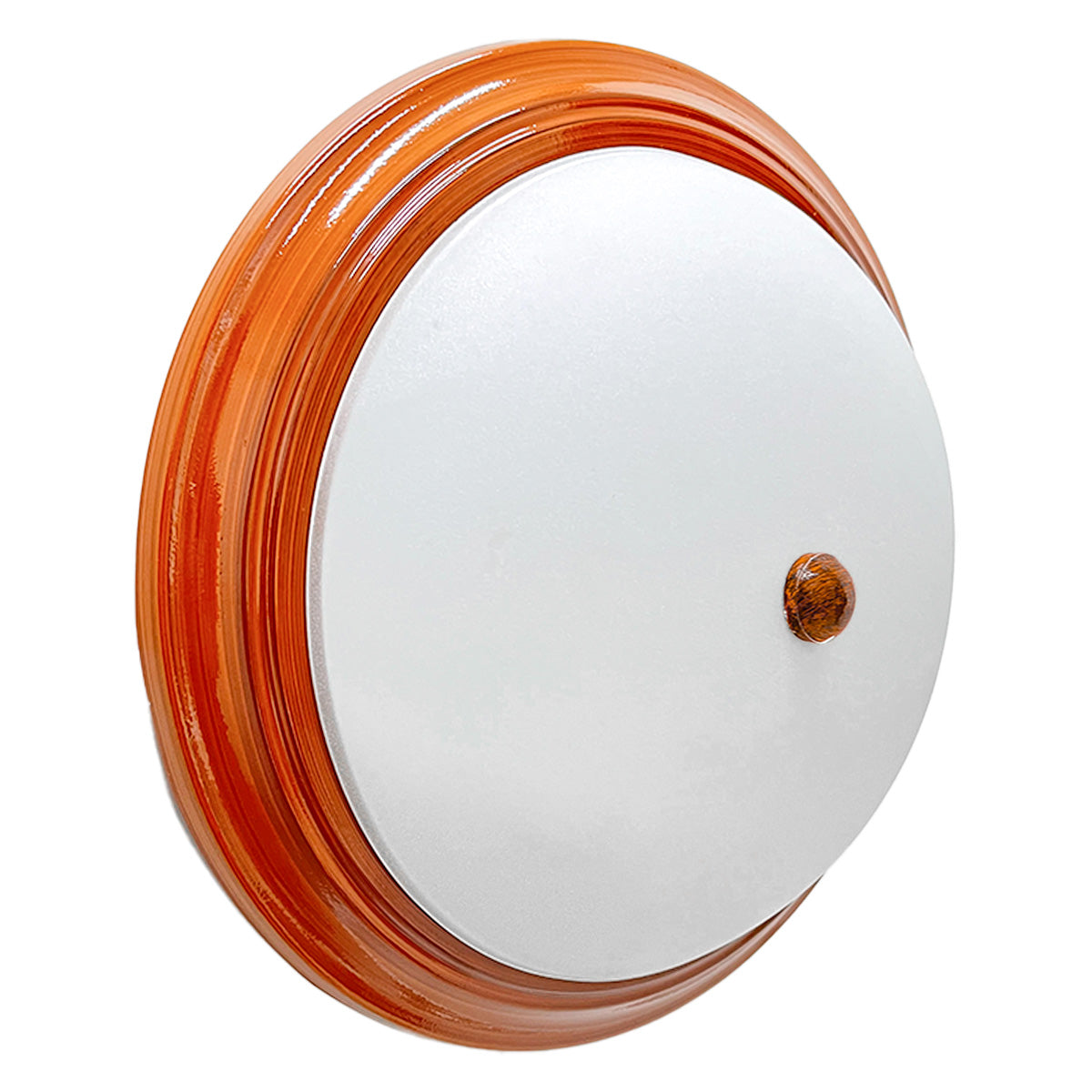 Lámpara de Techo Circular Color Madera Pantalla Lisa