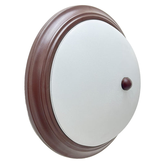 Lámpara de Techo Circular Color Chocolate Pantalla Liso