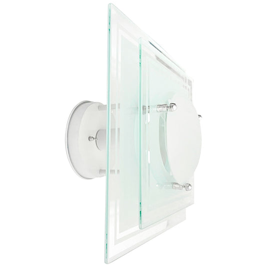 Plafon Satelite Cuadrado Blanco