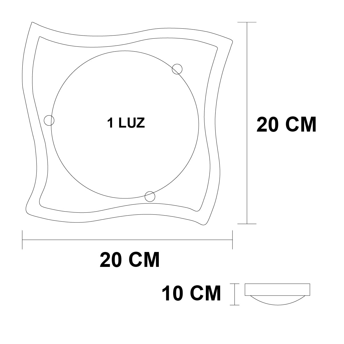 Plafon P-39 Chico Pañuelo