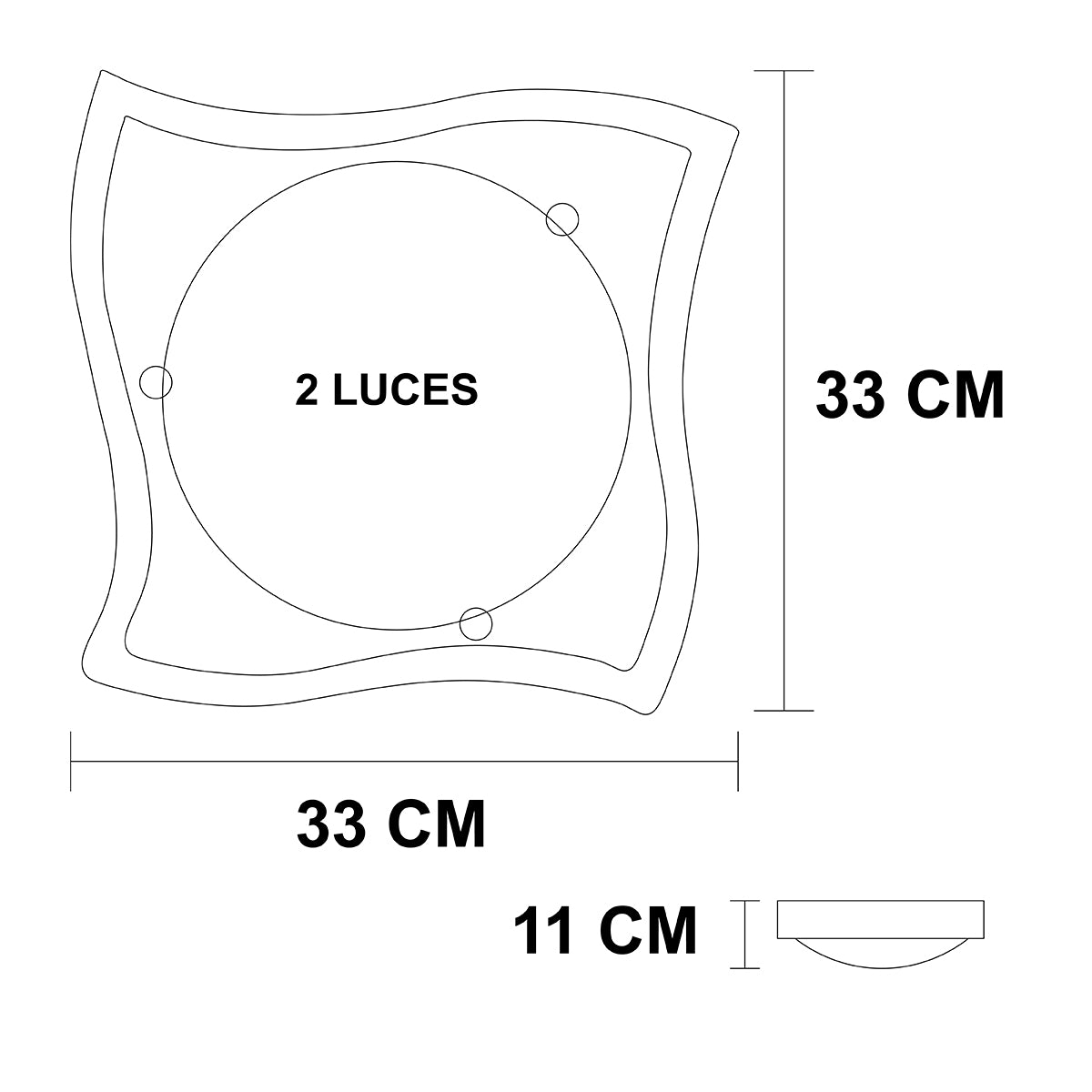 Plafon P-39 Grande Pañuelo