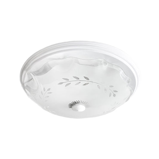 Lampara De Techo, Luz Ideal, Plafón P-42 Jumbo Blanco Espiga