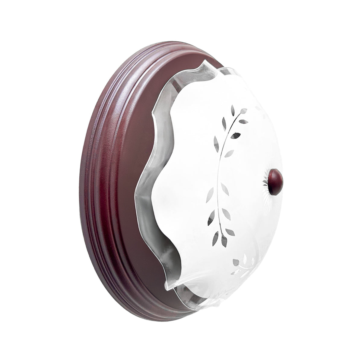 Lampara De Techo, Luz Ideal, Plafón P-42 Jumbo Choco Espiga