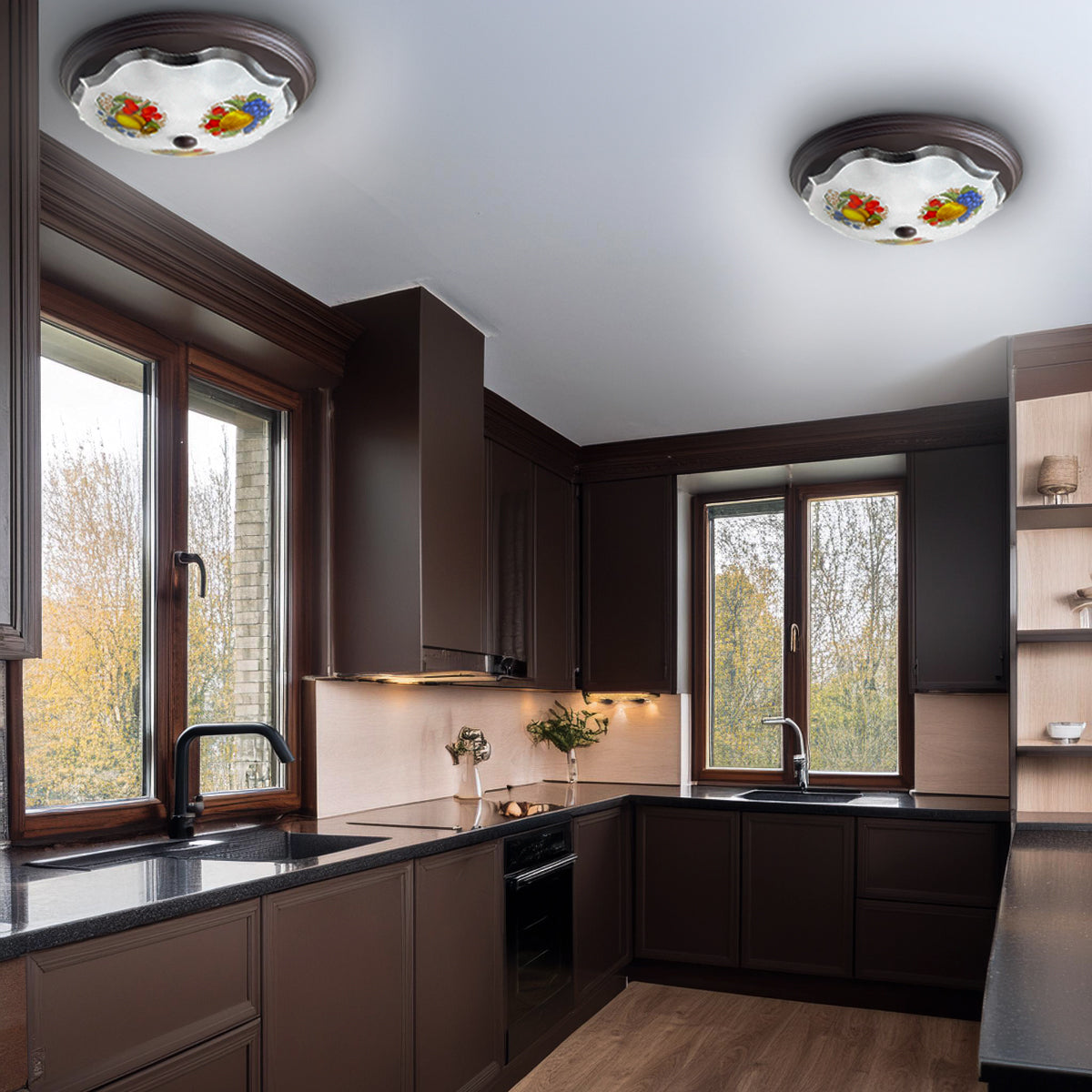 Lampara De Techo, Luz Ideal, Plafón P-42 Jumbo Choco Frutas