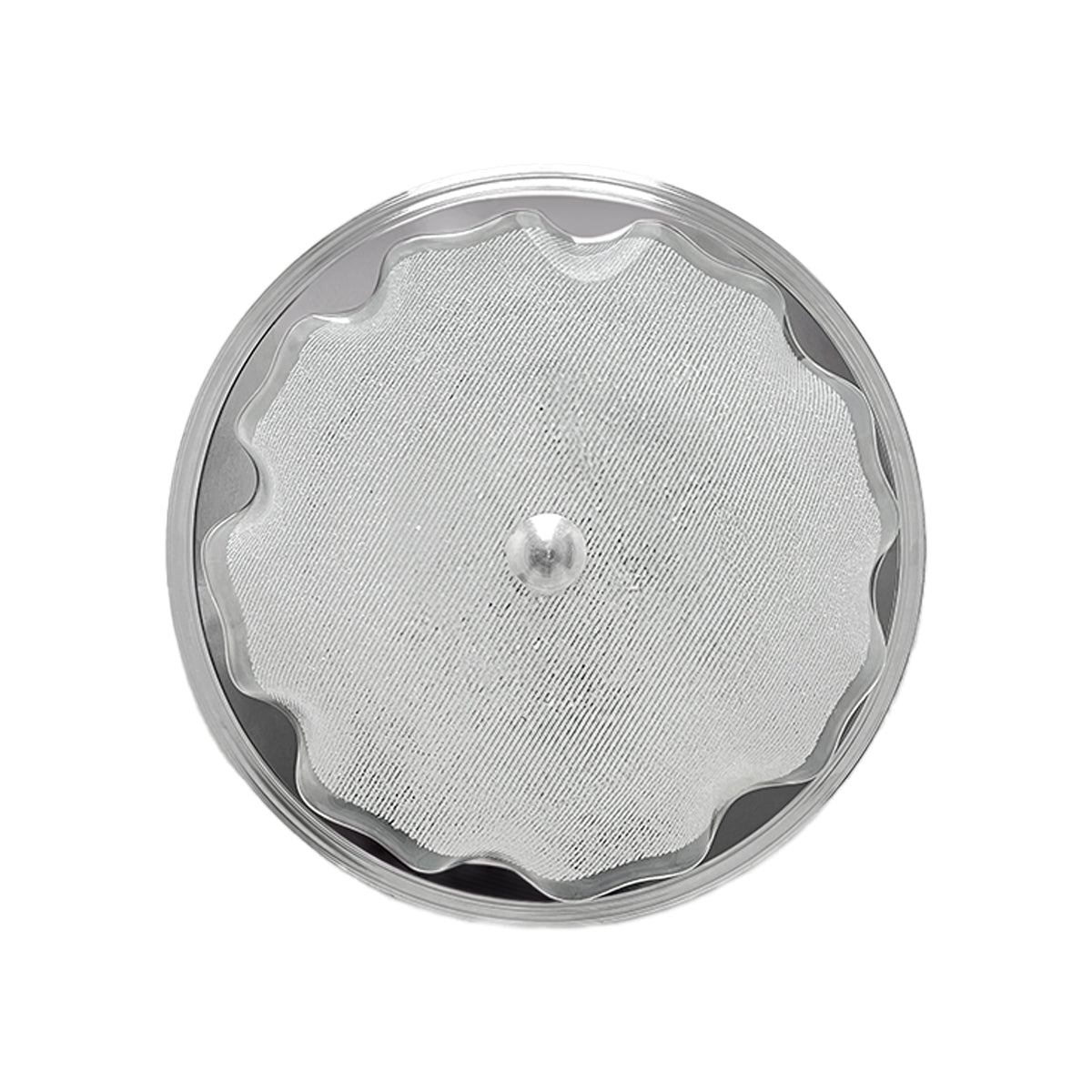 Lampara De Techo, Luz Ideal, Plafón P-42 Jumbo Cromo Diamantado