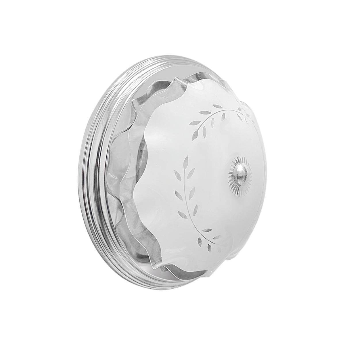 Lampara De Techo, Luz Ideal, Plafón P-42 Jumbo Cromo Espiga