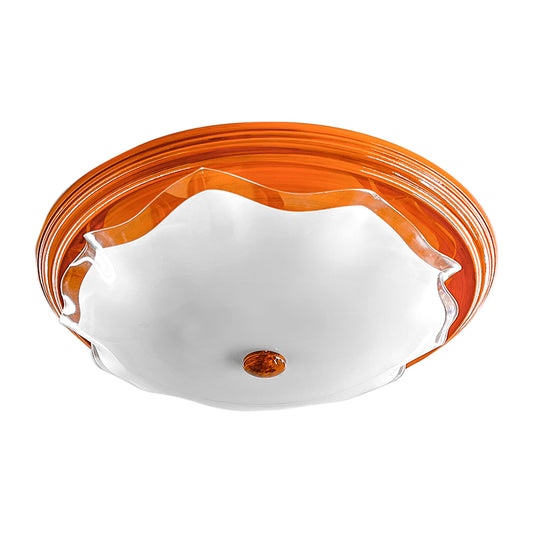 Lampara De Techo, Luz Ideal, Plafón P-42 Jumbo Madera Liso