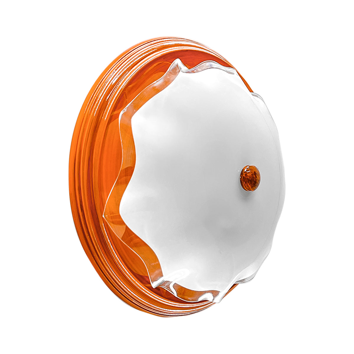 Lampara De Techo, Luz Ideal, Plafón P-42 Jumbo Madera Liso
