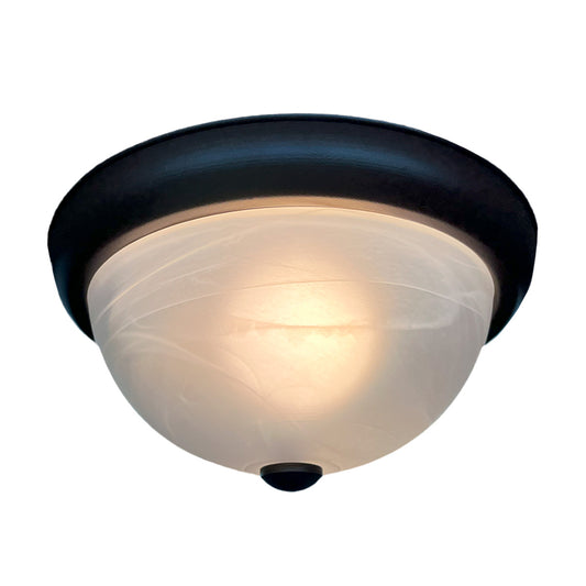 Plafon P-44 Base Chocolate Pantalla Blanco