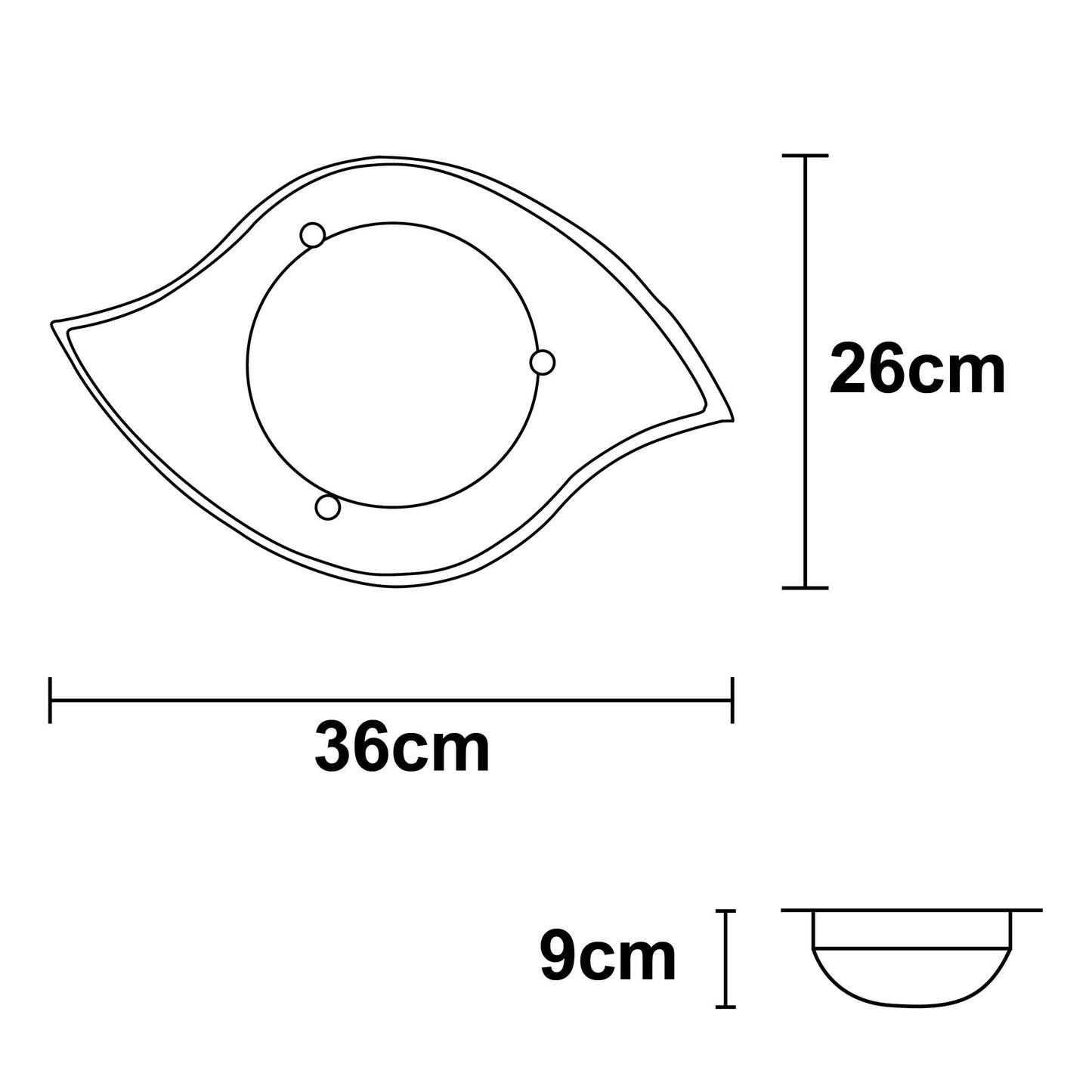 Lámpara de Techo Plafón Ojo