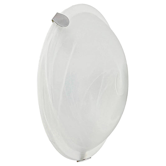 Lámpara Plafon Duna Base 3 uñas Grande Blanco Marmol