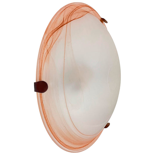 Lámpara Plafon Duna Base 3 uñas Grande Tabaco