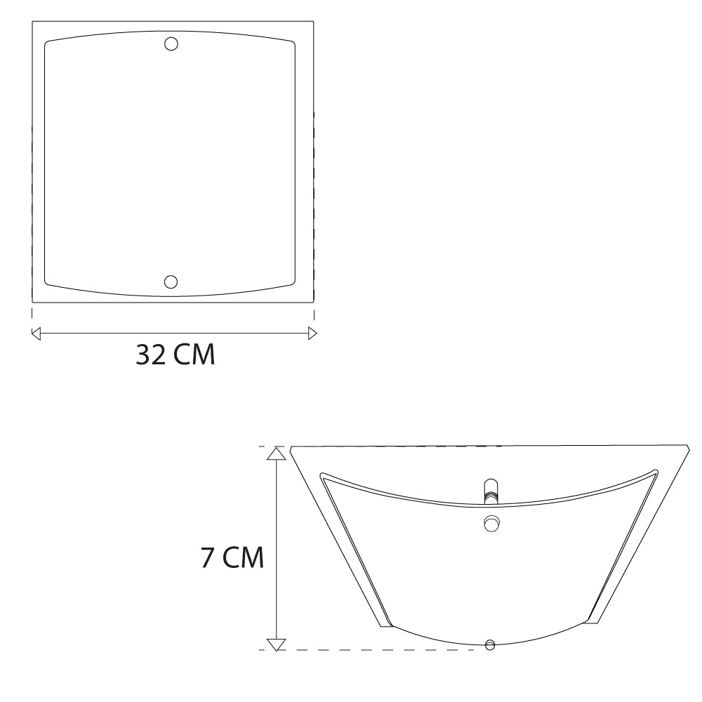 Lámpara de Techo Con pantalla de Cristal Cadena