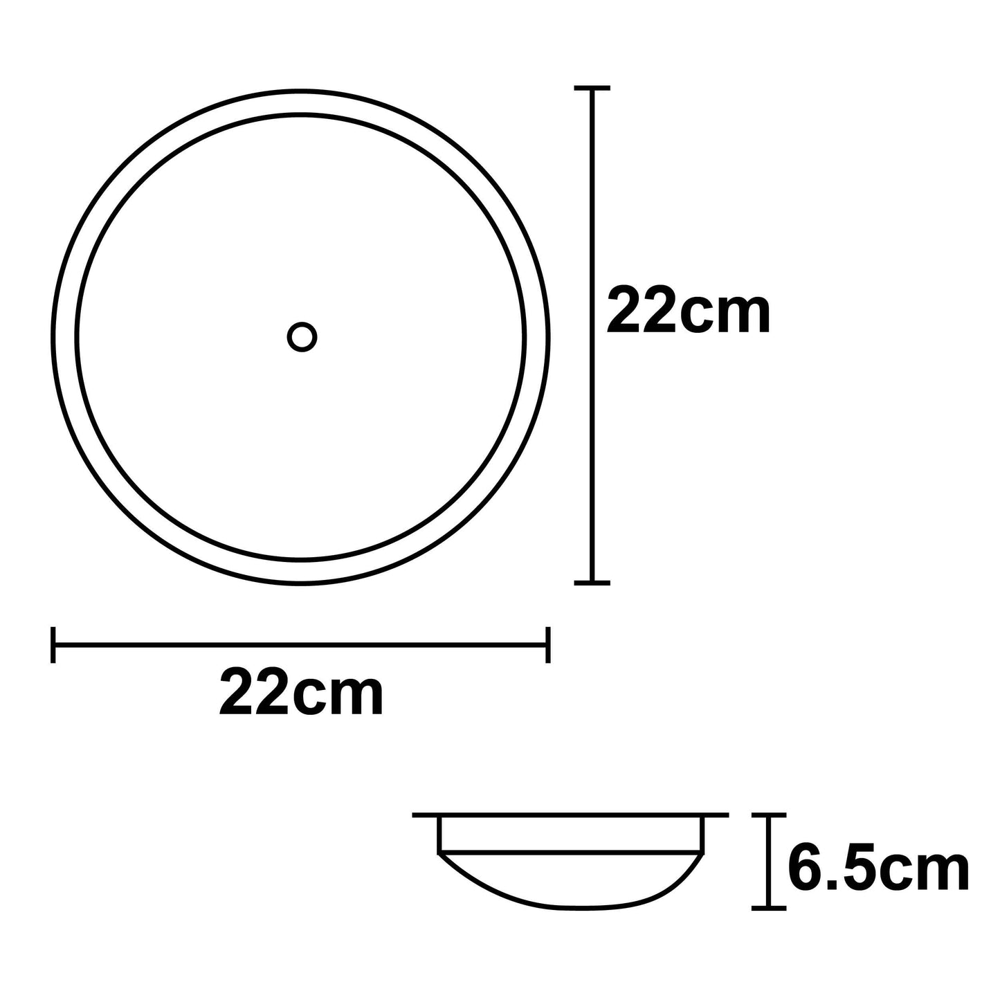 Plafón LED Tres Tonos Circular Penta Blanco