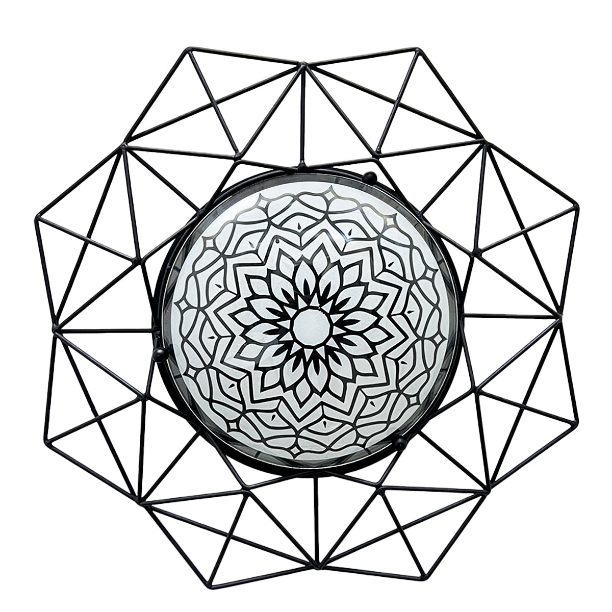 Lampara de Techo Mandala Negro LED